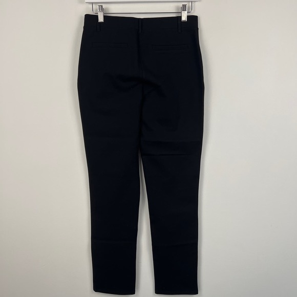QUINCE Black Ultra Stretch Ponte Straight Leg Pants - Picture 8 of 9